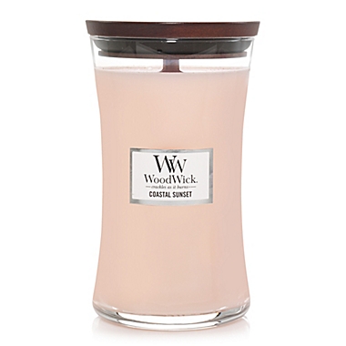 WoodWick&reg; Coastal Sunset 21.5 oz. Hourglass Candle. View a larger version of this product image.