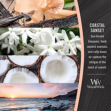 WoodWick&reg; Coastal Sunset 21.5 oz. Hourglass Candle. View a larger version of this product image.