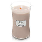 Alternate image 1 for WoodWick&reg; Vanilla &amp; Sea Salt Large Hourglass Jar Candle