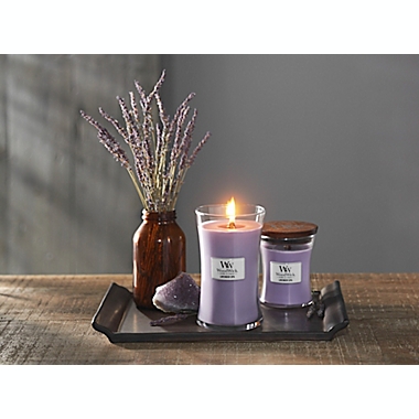 WoodWick&reg; Lavender Spa  21.5 oz. Hourglass Candle. View a larger version of this product image.