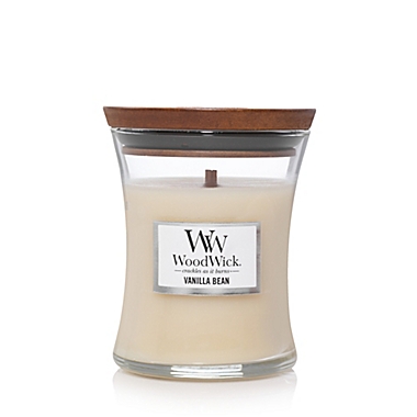 WoodWick&reg; Vanilla Bean 10-Ounce Jar Candle. View a larger version of this product image.