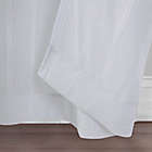 Alternate image 2 for Simply Essential&trade; Stripe 84-Inch Grommet Sheer Curtain Panels in Microchip (Set of 2)