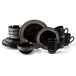 Pfaltzgraff® Bryson 16-Piece Dinnerware Set in Black