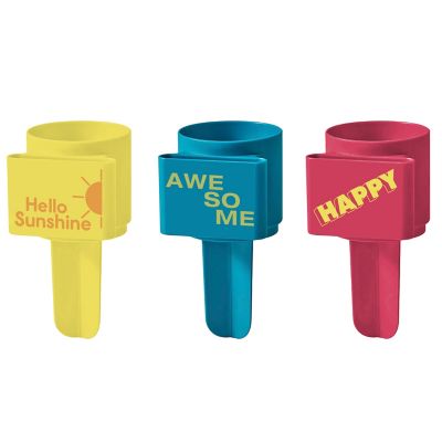 H for Happy&trade; Assorted Sand Spike Phone Compartment and Cup Holder