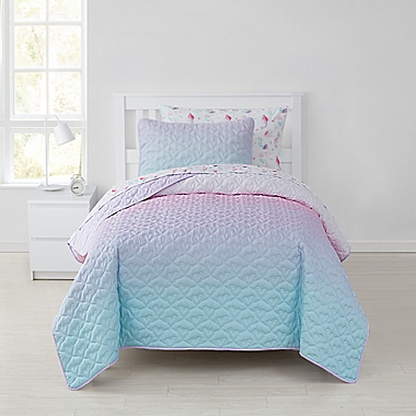 Frank and Lulu&trade; Bailey 2-Piece Twin Quilt Set in Pink. View a larger version of this product image.