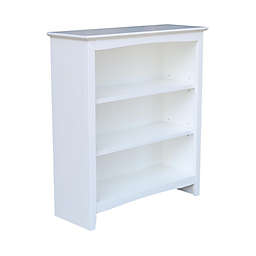 International Concepts 36-Inch Shaker Bookcase in White