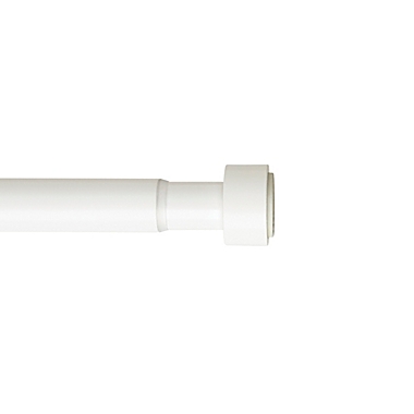 Simply Essential&trade; Cappa 28 to 48-Inch Tension Curtain Rod in White. View a larger version of this product image.
