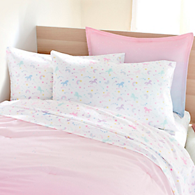 100% Cotton Sheet Set Fitted/Flat Sheet Pillowcases Pair 144 Threads Bedsheets