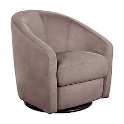 Babyletto Madison Swivel Glider In Slate Microsuede