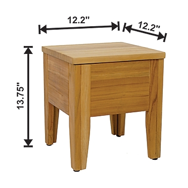 Haven&trade; Storage Stool in Natural. View a larger version of this product image.