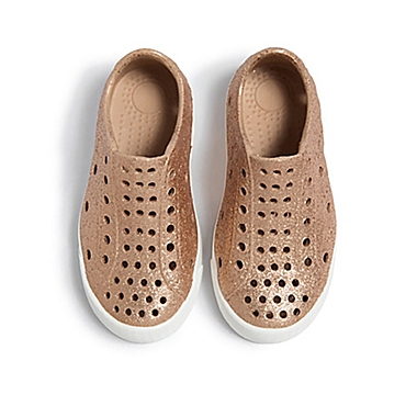 Shooshoos&reg; Size 4 Eva Kira Toddler Waterproof Sneaker in Gold. View a larger version of this product image.