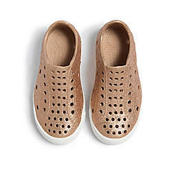 Shooshoos® Size 4 Eva Kira Toddler Waterproof Sneaker in Gold