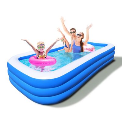 bedbathandbeyond.com | Kiddieworks Deluxe Inflatable Pool in Blue