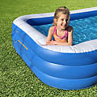 Alternate image 2 for Kiddiworks&trade; Deluxe Inflatable Pool in Blue
