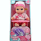 Alternate image 4 for Cuddle Kids&reg; Feed &amp; Giggle Playtime&trade; Doll and Playset
