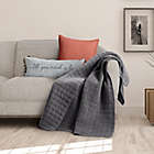 Alternate image 2 for Levtex Home Mills Waffle Quilted Throw Blanket in Charcoal