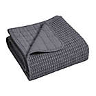 Alternate image 0 for Levtex Home Mills Waffle Quilted Throw Blanket in Charcoal