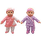 Alternate image 0 for Cuddle Kids 12-Inch Baby So Sweet Dolls (Set of 2)