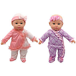 Cuddle Kids 12-Inch Baby So Sweet Dolls (Set of 2)