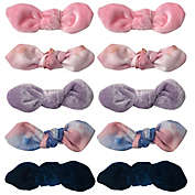 Tiny Treasures 10-Pack Knotted Bow Hair Clips