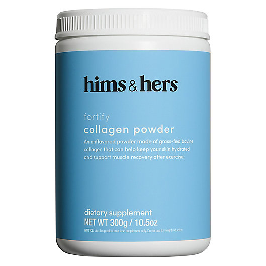 Alternate image 1 for hims & hers 10.5 oz. Unflavored Protein Collagen Powder