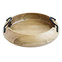 Over and Back® Large Wooden Bowl in Brown