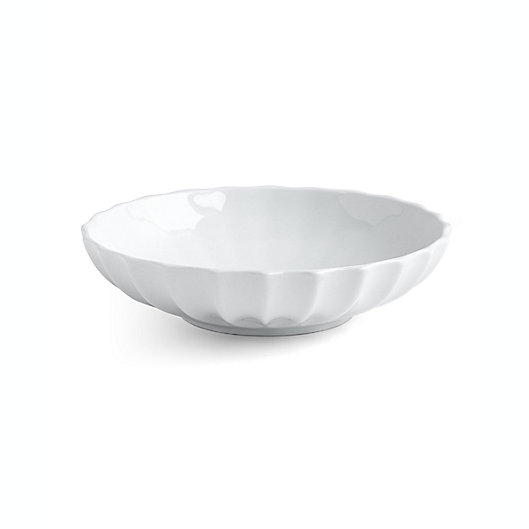 Alternate image 1 for Over and Back® Wide Fluted Bowls in White (Set of 4)