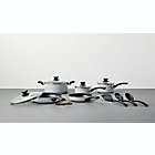 Alternate image 1 for Simply Essential&trade; Nonstick Aluminum 12-Piece Cookware Set in Grey