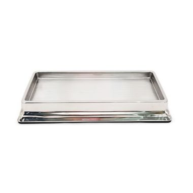 The Threadery&trade; Metal Tray in Chrome. View a larger version of this product image.