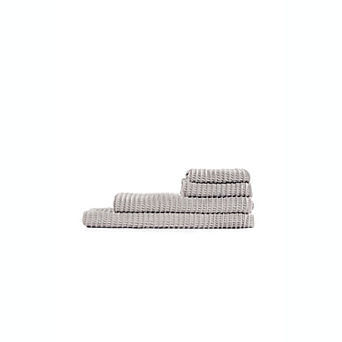Haven&trade; Waffle Hand Towel in Pumice Stone. View a larger version of this product image.