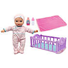 Alternate image 0 for Cuddle Kids&reg; Crib Time Fun&trade; Doll and Playset