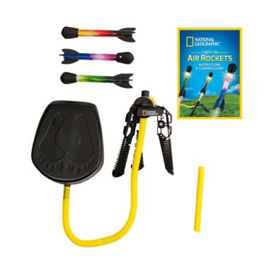 National Geographic&reg; 5-Piece Light-Up Air Rockets Set. View a larger version of this product image.