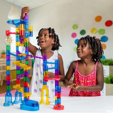 National Geographic&reg; 51-Piece Glow-in-the-Dark Marble Run Set. View a larger version of this product image.