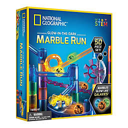 National Geographic® 51-Piece Glow-in-the-Dark Marble Run Set
