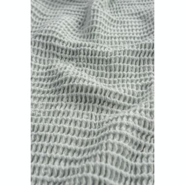 Haven&trade; Organic Cotton Waffle &amp; Modal Bath Towel in Sky Green. View a larger version of this product image.