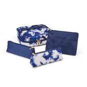 Scunci&reg; 4-Piece Tie-Dye Makeup and Travel Organizer Set