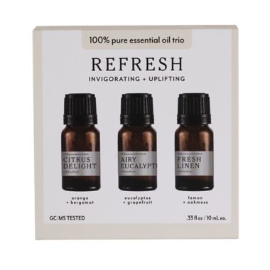 SpaRoom&reg; 3-Pack Refresh 100% Pure Essential Oils. View a larger version of this product image.
