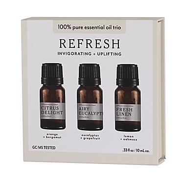 SpaRoom&reg; 3-Pack Refresh 100% Pure Essential Oils. View a larger version of this product image.