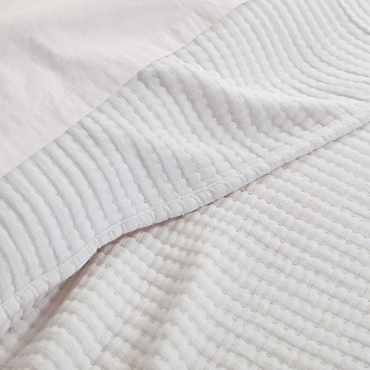 Shop Levtex Home Caden Gauze Reversible King Coverlet in Bright White from Bed Bath & Beyond on Openhaus