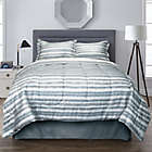 Alternate image 0 for Springs Home Stripe 3-Piece King Comforter Set in Aqua