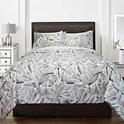 Springs Home Floral 3-Piece King Comforter Set in Grey