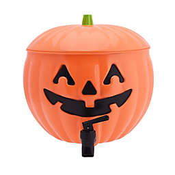 H for Happy™ Halloween Jack-o'-Lantern Beverage Dispenser in Orange