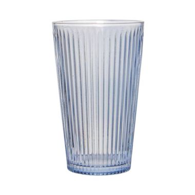 Bee &amp; Willow&trade; Milbrook Highball Glass in Blue. View a larger version of this product image.