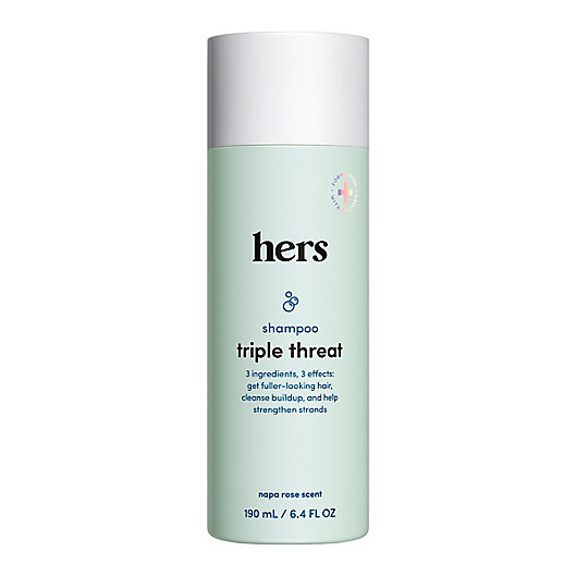 Alternate image 1 for hers® 6.4 oz. Triple Threat Shampoo for Thickening & Moisturizing Hair Defense