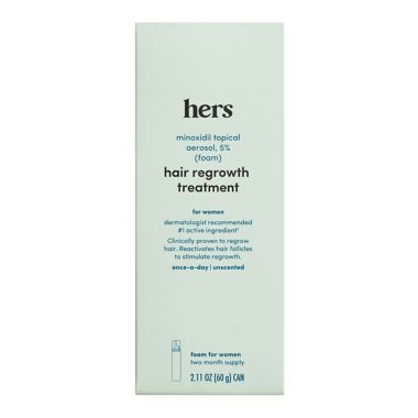 hers® Minoxidil 5% Hair Growth Foam Solution Bath Beyond