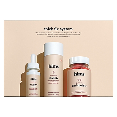 hims&reg; 3-Piece 22 oz. Thick Fix System Hair Regrowth System. View a larger version of this product image.