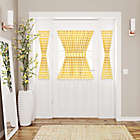 Alternate image 0 for MyHome Buffalo Check 40-Inch Rod Pocket French Door Panel in Yellow (Single)