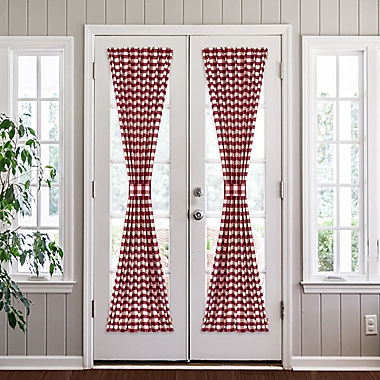 MyHome Buffalo Check Rod Pocket French Door Panel Collection. View a larger version of this product image.