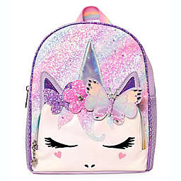 OMG Accessories Miss Gwen Glitter Butterfly Crown Mini Backpack in Lavendar