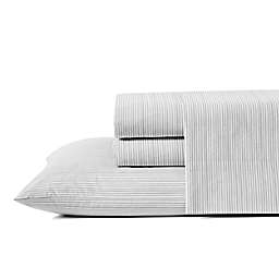 Kenneth Cole New York&reg; Simple Stripe Cotton Percale Queen Sheet Set